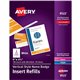 Avery Vertical Style Name Badge with Insert Refills - 1 / Box - 4.3" Width - Rectangular Shape - Printable, Insertable, Printabl