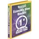Samsill Economy 1" Round-Ring View Binder - 1" Binder Capacity - 200 Sheet Capacity - Round Ring Fastener(s) - Inside Front & Ba