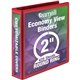 Samsill Economy 2" Round Ring View Binders - 2" Binder Capacity - Letter - 8 1/2" x 11" Sheet Size - 425 Sheet Capacity - 3 x Ro
