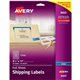 Avery Full Sheet Shipping Labels, Permanent Adhesive, Matte Frosted Clear, 8-1/2" x 11" , 25 Labels (8665) - 8 1/2" Width x 11" 