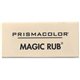 Prismacolor Magic Rub Eraser - Gray - Vinyl - 1" Width x 2.3" Height x 0.4" Depth x - 1 Dozen - Non-smudge, Non-marring, Smear R