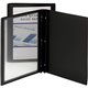 Smead Letter Report Cover - 8 1/2" x 11" - 80 Sheet Capacity - 3 x Tang Fastener(s) - Polypropylene - Black - 50 / Carton