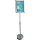 Seco Height-adjustable Menuboard - 1 Each - 11" Width x 8.5" Height - Rectangular Shape - Adjustable Height
