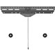 StarTech.com No-Stud TV Wall Mount, Low Profile Heavy Duty VESA Wall Mount for up to 80" Display (110lb/50kg), Tilting Televisio