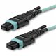 StarTech.com 10m (30ft) MTP(F)/PC OM3 Multimode Fiber Optic Cable, 12F Type-A, OFNP, 50/125&microm LOMMF, 40G Networks - MPO Fib