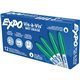 Expo Vis-A-Vis Wet-Erase Markers - Fine Marker Point - Green - 1 Dozen