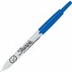 Sharpie Retractable Ultra Fine Point Permanent Marker - Ultra Fine Marker Point - Retractable - Blue - 1 Dozen