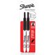 Sharpie Retractable Ultra-Fine Point Permanent Markers - Ultra Fine Marker Point - Retractable - Black - 2 / Pack