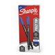 Sharpie Fine Point Pen - Fine Pen Point - Blue - Silver Barrel - 1 / Box