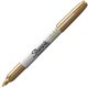Sharpie Metallic Permanent Markers - Fine Marker Point - Gold Alcohol Based Ink - 1 Dozen