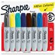 Sharpie Chisel Tip Permanent Markers - Wide Marker Point - Chisel Marker Point Style - Assorted Alcohol Based Ink - 8 / Set