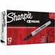 Sharpie Extreme Permanent Markers - Fine Marker Point - 1.1 mm Marker Point Size - Black - 1 / Box