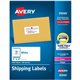 Avery Shipping Labels, Sure Feed Technology, Permanent Adhesive, 2" x 4" , 2,500 Labels (95945) - Avery Shipping Labels, Sure Fe