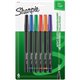Sharpie Fine Point Pens - Fine Pen Point - Assorted - 6 / Pack