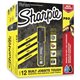Sharpie PRO Permanent Marker - Chisel Marker Point Style - Black - 12 / Pack
