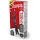 Sharpie S-Gel Pens - 0.5 mm Pen Point Size - Retractable - Black Gel-based Ink - 1 Dozen