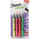 Sharpie Clear View Highlighter Pack - Chisel Marker Point Style - Assorted - 4 / Pack