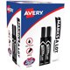 Avery Marks A Lot Permanent Markers - Large Desk-Style Size - 4.7625 mm Marker Point Size - Chisel Marker Point Style - Black - 