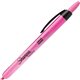 Sharpie Smear Guard Retractable Highlighters - Micro Marker Point - Chisel Marker Point Style - Retractable - Fluorescent Pink -