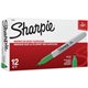 Sharpie Fine Point Permanent Marker - Fine Marker Point - 1 mm Marker Point Size - Green - 1 / Box