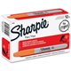 Sharpie Fine Point Permanent Marker - Fine Marker Point - 1 mm Marker Point Size - Orange - 1 / Box