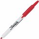 Sharpie Retractable Fine Point Permanent Marker - Fine Marker Point - Retractable - Red - 1 Box