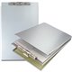 Saunders Top-Opening Storage Clipboard - 1.50" Clip Capacity - Top Opening - 8 1/2" x 12" - Aluminum - Silver - 1 Each