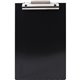 Saunders Redi-Rite Aluminum Storage Clipboard - 8 1/2" x 11" - Aluminum - Black - 1 Each
