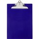 Saunders Recycled Plastic Clipboards - 1" Clip Capacity - 8 1/2" x 11" - Plastic - Blue - 1 Each