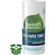 Seventh Generation 100% Recycled Paper Towels - 2 Ply - 156 Sheets/Roll - White - Absorbent, Dye-free, Fragrance-free, Strong, C