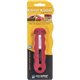 San Jamar Disposable Carton Opener - Stainless Steel Blade - Contoured Grip, Disposable, Dual Blade, Dishwasher Safe - Red - 0.2