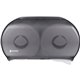 San Jamar Jumbo Bath Tissue Dispenser - Roll Dispenser - 2 x Roll - 9" Roll Diameter - 12" Height x 19" Width x 5.3" Depth - Pla