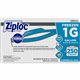 Ziploc Seal Top Gallon Freezer Bags - 1 gal Capacity - 10.75" Width x 10.56" Length - 2.70 mil (69 Micron) Thickness - Clear - 2