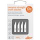 Slice Ceramic Craft Knife Cutting Blades - 1.30" Length - Non-conductive, Non-magnetic, Rust Resistant, Non-sparking - Zirconium