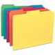 Smead 1/3 Tab Cut Letter Recycled Interior File Folder - 8 1/2" x 11" - 3/4" Expansion - Top Tab Location - Assorted Position Ta