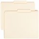 Smead 2/5 Tab Cut Letter Recycled Top Tab File Folder - 8 1/2" x 11" - 3/4" Expansion - Top Tab Location - Right of Center Tab P