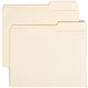 Smead 2/5 Tab Cut Letter Recycled Top Tab File Folder - 8 1/2" x 11" - 3/4" Expansion - Top Tab Location - Right Tab Position - 