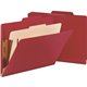 Smead Colored 2/5 Tab Cut Letter Recycled Classification Folder - 8 1/2" x 11" - 2" Expansion - 2 x 2B Fastener(s) - 2" Fastener