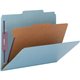 Smead SafeSHIELD 2/5 Tab Cut Letter Recycled Classification Folder - 8 1/2" x 11" - 2" Expansion - 2 x 2S Fastener(s) - 2" Faste