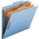 Smead 2/5 Tab Cut Letter Recycled Classification Folder - 8 1/2" x 11" - 2" Expansion - 6 x 2K Fastener(s) - 1" Fastener Capacit