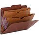 Smead Pocket Divider SafeShield Classification Folders - Letter - 8 1/2" x 11" Sheet Size - 2" Expansion - 2" Fastener Capacity 