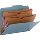 Smead Pocket Divider PressBoard Classification Folders - Letter - 8 1/2" x 11" Sheet Size - 2" Expansion - 2 Fastener(s) - 2" Fa
