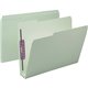 Smead 1/3 Tab Cut Letter Recycled Fastener Folder - 8 1/2" x 11" - 3" Expansion - 2 x 2S Fastener(s) - 2" Fastener Capacity for 