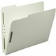 Smead 15005 1/3 Tab Cut Letter Recycled Fastener Folder - 8 1/2" x 11" - 3" Expansion - 2 x 2K Fastener(s) - 2" Fastener Capacit