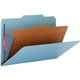 Smead SafeSHIELD 2/5 Tab Cut Legal Recycled Classification Folder - 8 1/2" x 14" - 2" Expansion - 2 x 2S Fastener(s) - 2" Fasten