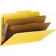 Smead SafeSHIELD Fasteners 2 Divider Classification Folders - Legal - 8 1/2" x 14" Sheet Size - 2" Expansion - 2" Fastener Capac