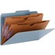 Smead Pocket Divider PressBoard Classification Folders - Legal - 8 1/2" x 14" Sheet Size - 2" Expansion - 2" Fastener Capacity f