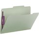 Smead 2/5 Tab Cut Legal Recycled Fastener Folder - 8 1/2" x 14" - 2" Expansion - 2 x 2S Fastener(s) - 2" Fastener Capacity for F