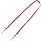 Advantus Face Mask Lanyard - 10 / Pack - J-Hook Attachment - 30" Length - Red