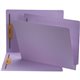 Smead Straight Tab Cut Letter Recycled Fastener Folder - 8 1/2" x 11" - 2 x 2B Fastener(s) - 2" Fastener Capacity - Lavender - 1